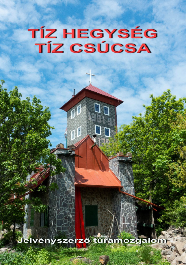 10 hegység 10 csúcsa igazolófüzet címlapja