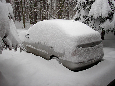 Óév búcsúztató 2005 - Az éjjel 30 cm hó esett
