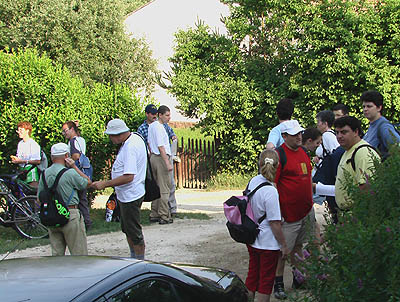 Őrség-Goričko túrák - A gyalogos csapat indulás előtt