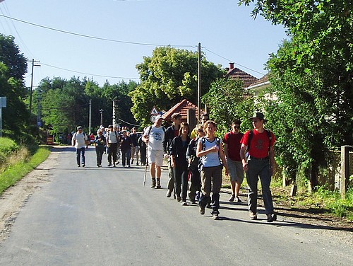 Őrség-Goričko túra - Elindult a csapat