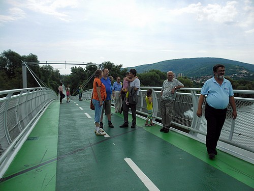 60. Szlovák Turista Találkozó Pozsony - A Szabadság hídon
