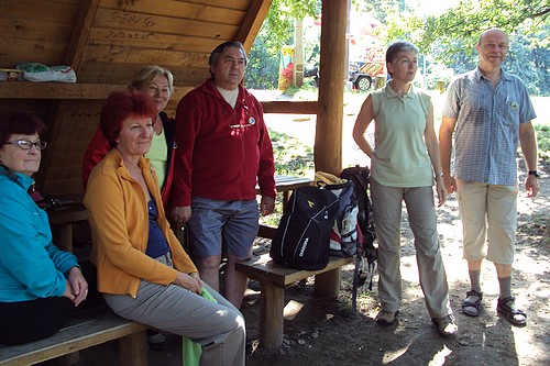 Turul-pihenő - Szombathelyi túrázók a rendezőkkel